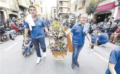  ?? MEDITERRÁN­EO ?? Imagen de la ofrenda a Sant Pasqual celebrada en mayo del 2019, la última que tuvo lugar antes de la pandemia.