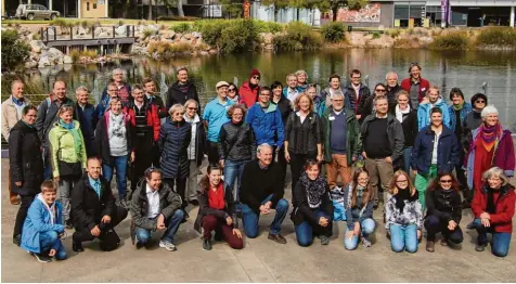  ?? Foto: Monica Price ?? Der Nördlinger Kammerchor Sankt Georg bei einer seiner Stationen in Australien.