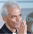  ?? — AFP ?? Fr Tom Uzhunnalil reacts during a press conference on Saturday in Rome.