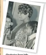  ??  ?? Clockwise from left: a vintage hotel luggage label; Her Majesty and Prince Philip passing the hotel in 1973; Ella Fitzgerald performs with local students at the hotel, also in 1973