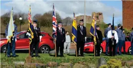  ?? ?? The Legion branch organised the recent HMS Dasher memorial service Image: Charlie Gilmour