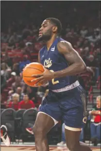  ?? Special to The Sentinel-Record/Crant Osborne ?? BACK HOME: Montana State senior forward Keljin Blevins looks for a passing option on Nov. 21 when the Bobcats faced the Arkansas Razorbacks at Bud Walton Arena in Fayettevil­le.