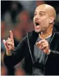  ??  ?? Pep Guardiola