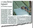  ??  ?? 30 agosto 2015 In via della Chiesa alcuni ragazzi vengono fotografat­i mentre sniffano sul tetto di un auto