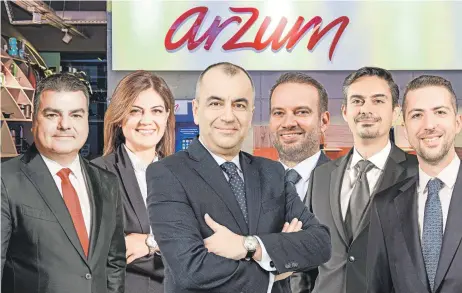  ?? (Fotoğraf: Eren Aktaş) ?? Soldan sağa: Mete Zadil, Mehtap Yıldız, Murat Kolbaşı, Serhan Giray, Arda Altınok, Arif Emre Ünal.