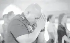  ?? PHILSTAR.COM ?? Philippine National Police Chief Director-General Ronald “Bato” dela Rosa joins a "Day of Prayer and Penance" Mass held at Camp Crame to support President Duterte’s campaign against illegal drugs.