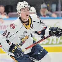  ?? TERRY WILSON OHL IMAGES ?? The Saginaw Spirit were one of the OHL trade deadline winners after acquiring forward Ryan Suzuki from the Barrie Colts.