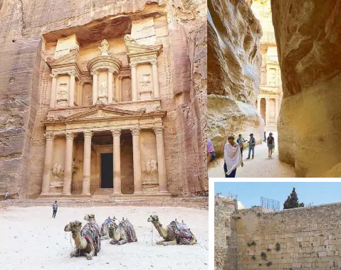 ??  ?? The grandeur that is Petra in Jordan