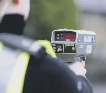  ?? ?? Three to six points can be added to a driver's licence if they are convicted of speeding