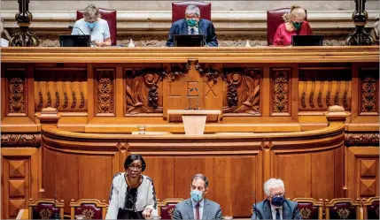  ??  ?? Ministra da Justiça, Francisca van Dunem, esteve no Parlamento a defender a sua proposta para mudanças no ‘Ticão’