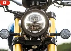  ??  ?? Old-school headlight shape packs new-school LED technology