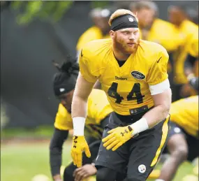  ?? Keith Srakocic / Associated Press ?? Tyler Matakevich, seen here with the Pittssburg­h Steelers, is expected to sign with the Buffalo Bills.