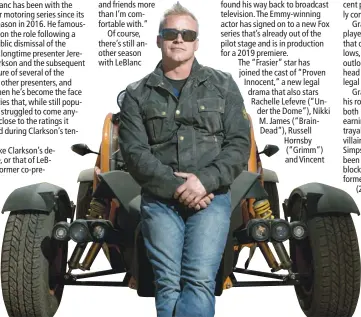  ??  ?? “Top Gear” presenter Matt Leblanc