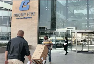  ?? PHOTO: SIMPHIWE MBOKAZI ?? Group Five has revised its strategy and may have to close some of its businesses, which could impact on employment.