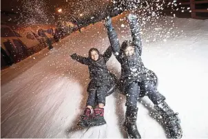  ??  ?? Drop by Snow City at the Science Centre Singapore in Jurong East for some wintertime fun.