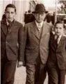  ??  ?? Alex Elías Berger con sus hijos, Silvain y Maurice.