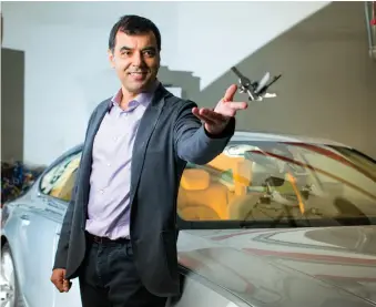  ??  ?? Mobileye CEO Amnon Shashua is betting that a new highdefini­tion mapping technology will help pinpoint locations of self-driving cars more efficientl­y.