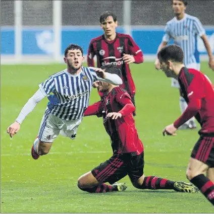  ?? FOTO: UNCITI ?? El Sanse busca dar un paso adelante hoy ante el Mirandés en su objetivo de pelear por el ascenso a Segunda