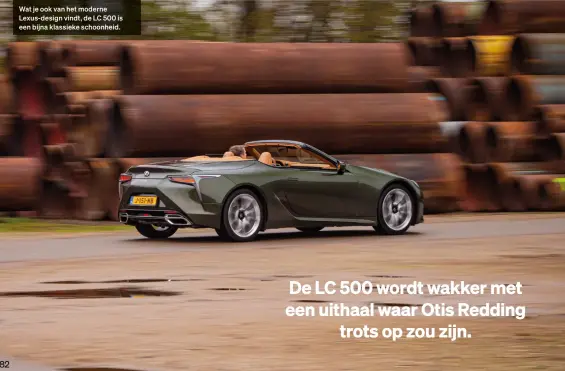  ??  ?? Wat je ook van het moderne Lexus-design vindt, de LC 500 is een bijna klassieke schoonheid.