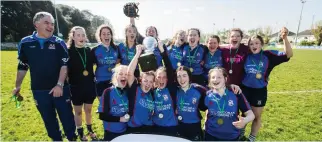  ??  ?? Reigning National U-15 Girls X7s champions Sacred Heart Westport