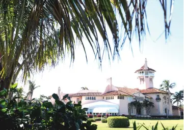  ??  ?? A file photo shows Trump’s Mar-a-Lago resort in Palm Beach, Florida. — AFP photo