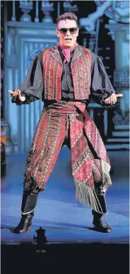  ??  ?? Panto-tastic the show
Des Clarke plays the pirate Starkey in