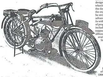  ?? ?? The Villiers-engined HCL seen in the 1922 HCL catalogue, the only brochure ever produced.