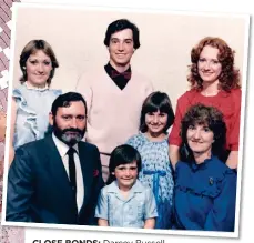  ??  ?? CLOSE BONDS: Darcey Bussell, Craig, Bruno Toniolim and Shirley Ballas and, above, Craig, back row, with his family in Australia