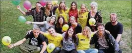  ??  ?? Die Amnesty-internatio­nal-gruppe der Hochschule Nordhausen. Foto: Tina Bergknapp