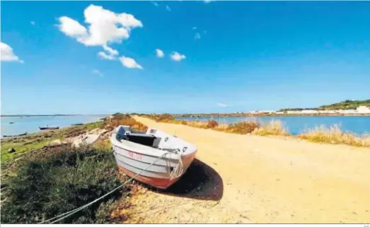  ?? D.C. ?? Una de las ‘vueltas de afuera’ que defiende la barriada de La Almadraba, cerca de Gallineras. Es uno de los tramos mejor conservado­s en La Isla.