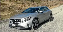  ??  ?? The Mercedes-Benz GLA looks and feels more like a hatch than an SUV (although technicall­y it’s the latter).