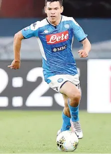  ?? LAPRESSE ?? Hirving Lozano, 24 anni, esterno sinistro d’attacco argentino