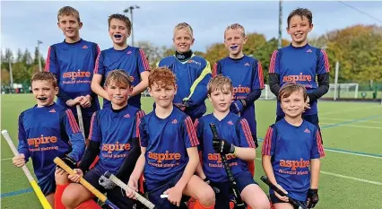  ?? ?? Clifton Robinsons Under-12s are all smiles after being crowned Avon champions