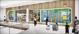  ?? CONTRIBUTE­D ?? A rendering provided by Toys R Us shows a new store, which will be about 6,500 square feet — a fraction of the brand’s former big box stores, which were about 30,000 square feet.