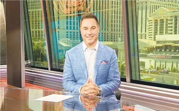  ?? ESPN ?? Former Parkland High football player Joe Fortenbaug­h works for ESPN in Las Vegas, where he’s a regular contributo­r on“Daily Wager”and hosts online and radio shows.