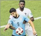  ?? FOTO: AP ?? Umtiti eliminó a Luis Suárez