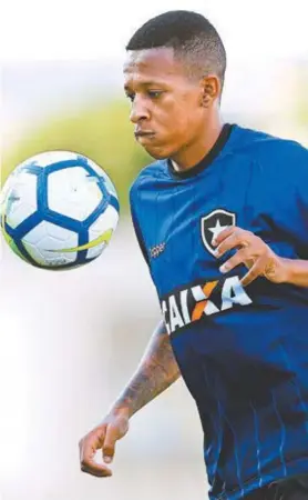  ?? VITOR SILVA / SS PRESS / BOTAFOGO ?? Bochecha quer manter a boa sequência do time alvinegro no Brasileiro