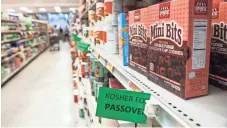  ??  ?? The kosher industry in the United States USA is $12 billion strong, according to Lubicom Marketing Consulting.