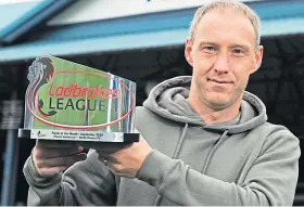  ?? Picture: SNS. ?? Steven Anderson has been a key figure for Raith Rovers, winning the September player of the month award.