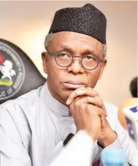  ??  ?? Gov. Nasir El-Rufai of Kaduna State