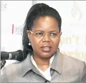  ?? PHOTO: SIMPHIWE MBOKAZI ?? NEF chief executive Philisiwe Mthethwa is pushing for more black directors to drive company policy and cash flow.