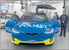  ?? ?? Die Basler Polizei hat sieben Model X.