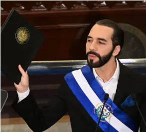  ?? LN ?? El 18 de febrero, 14 días después de las votaciones, el TSE ratificó reelección de Nayib Bukele con 84,6% de votos en El Salvador.