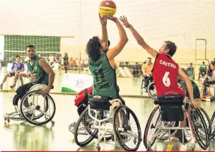  ?? Thiago Chas/Seet ?? Basquete em cadeira de rodas será uma das 17 modalidade­s em disputa até domingo