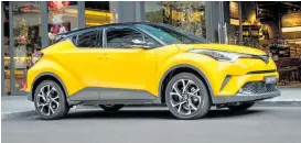  ??  ?? TOYOTA 1.2 C-HR FWD — $32,990 1.2 C-HR AWD — $34,490 1.2 C-HR Limited FWD — $35,490 1.2 C-HR Limited AWD — $36,990 Two tone paint option (Limited variants) — $400