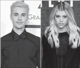  ??  ?? Justin Bieber & Sofia Richie