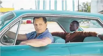  ?? Patti Perret Universal Pictures ?? “GREEN BOOK,” with Viggo Mortensen as driver to Mahershala Ali’s pianist, is the sleeping giant of this season. Universal has to keep adding screenings.