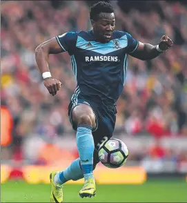  ?? FOTO: GETTY ?? Adama Traoré está cerca de ser el más rápido de la Premier League