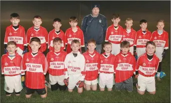  ??  ?? The Gorey boys with mentor Pádraig Cronin.