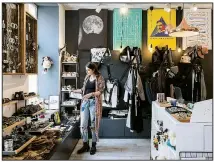  ?? The New York Times/SUSAN WRIGHT ?? Zana Karkin, who grew up during the siege of Sarajevo, now owns Bazerdzan, a boutique in the city’s old quarter.